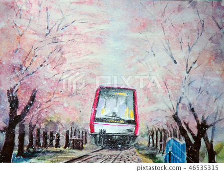 箱根登山鐵路Agroa櫻花觀光 箱根登山鐵路Agroa櫻花觀光 46535315