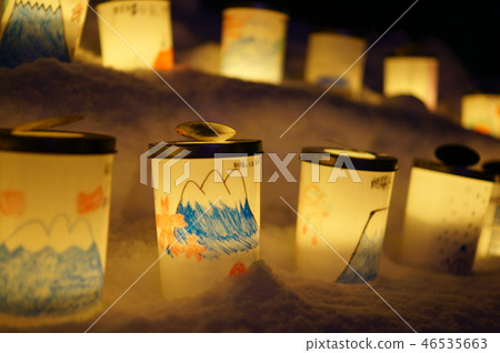Hirosaki Castle Snow Lantern Festival 46535663