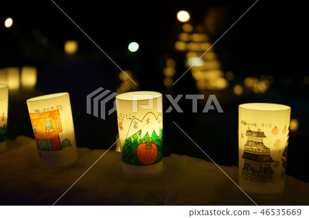 Hirosaki Castle Snow Lantern Festival 46535669