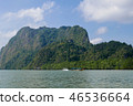 Forest onmountain coastal area in Phangnga Thailad 46536664