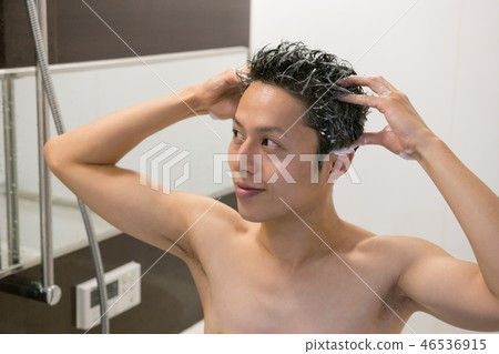 Shampoo Men Hair Wash Bathroom Shampoo Men Hair Wash Bathroom 46536915