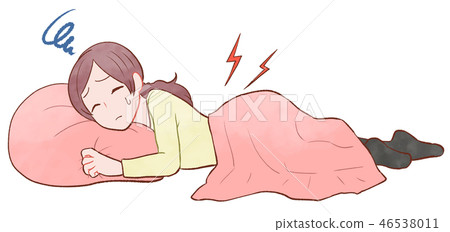 Woman / stomachache Woman / stomachache 46538011