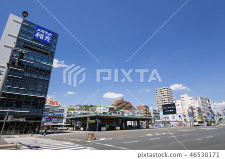 Nagoya City Chikusa-ku Urban landscape Hoshigaoka Bus Terminal Hoshigaoka Station Hoshigaoka West Intersection 46538171