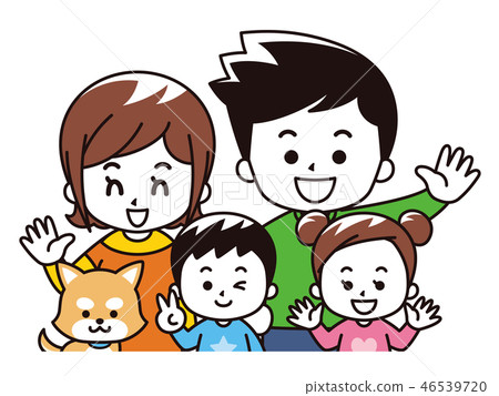 Parents and dogs and pet dogs spring clothes 46539720