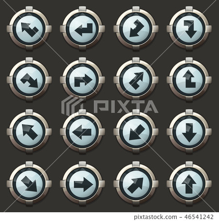 Arrows icons set Arrows icons set 46541242