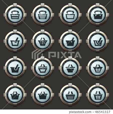 Shopping Bascket icons set Shopping Bascket icons set 46541317
