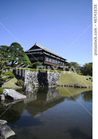 Lin Jiangkaku木製建築Maebashi市群馬縣建築歷史文化Irimoya式建築 46543838