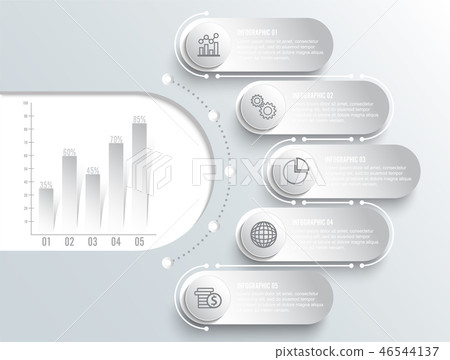 Abstract digital illustration Infographic 46544137