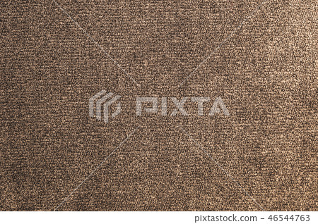 Textured background large brown textile. Texture of textile fabric close-up 46544763