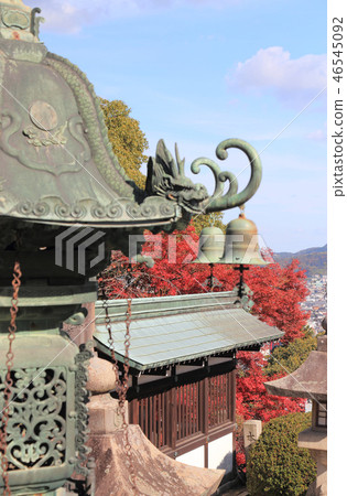 Kotohiragu Shrine表參道，在Daimon和秋葉前面的青銅白蘿蔔 46545092