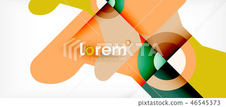 Abstract round elements composition background, organic design Abstract round elements composition background, organic design 46545373