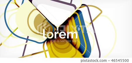 Geometric abstract background Geometric abstract background 46545500