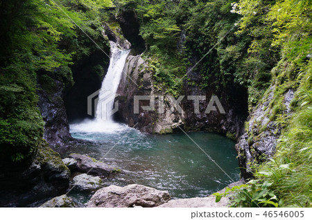 Shikoku and Tokushima Prefecture Okama Falls 46546005