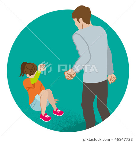 Child abuse concept art girl child Child abuse concept art girl child 46547728