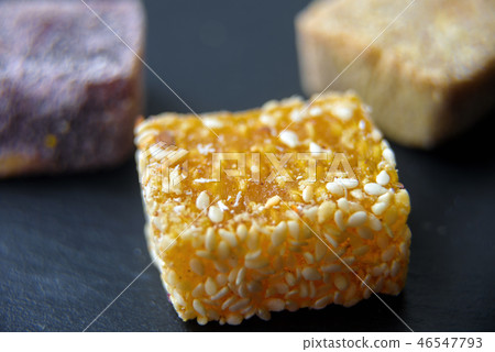 Arab sweets on dark background 46547793