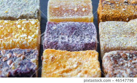 Arab sweets background Arab sweets background 46547796