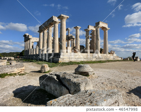 Greece Aphina Temple of Aphaea Greece Aphina Temple of Aphaea 46547998