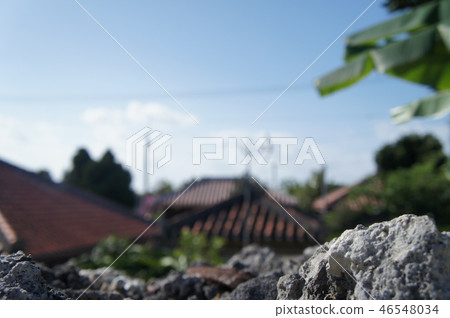 竹富島市的天際線 竹富島市的天際線 46548034