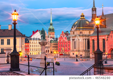 Birger Jarls torg in Stockholm, Sweden 46548280
