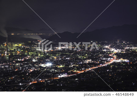 Night view of Central Shikoku Night view of Central Shikoku 46548649