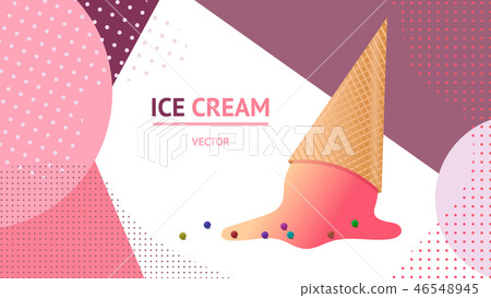 Ice cream graphic design illustration vector Ice cream graphic design illustration vector 46548945