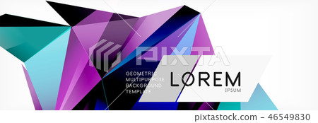 3d card on light backdrop. Abstract triangle pattern. Futuristic geometric background. 3d card on light backdrop. Abstract triangle pattern. Futuristic geometric background. 46549830