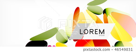 Triangle 3d polygonal art style. Future geometric design. Vector geometry futuristic illustration 46549831
