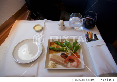 SINGAPORE, - JULY 22, 2016: scandinavian seafood platter with gravedlachs, a shrimp, smoked salmon 46551403