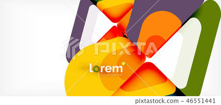 Abstract background multicolored geometric shapes modern design 46551441