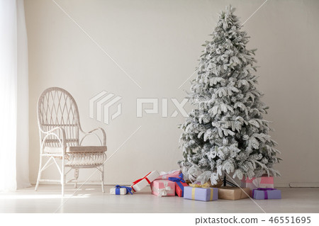 Christmas tree Garland lights new year holiday gifts white home Christmas tree Garland lights new year holiday gifts white home 46551695