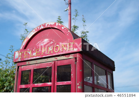 Red phone box 46551894