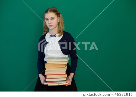girl from school boards in the classroom teaching girl from school boards in the classroom teaching 46551915