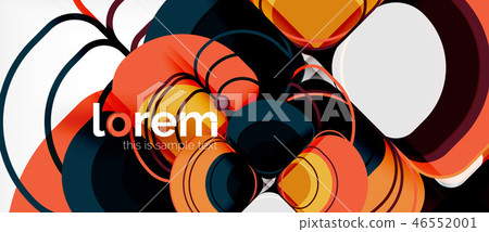 Geometric modern abstract background 46552001