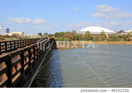 Sprinkles and domes of Haoyoucho Park 46552530