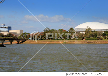 Sprinkles and domes of Haoyoucho Park 46552533