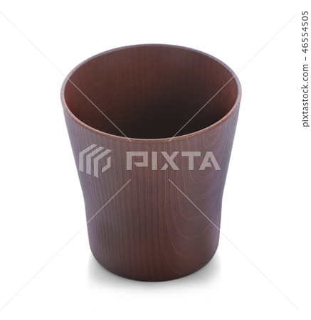Brown cup isolated Brown cup isolated 46554505