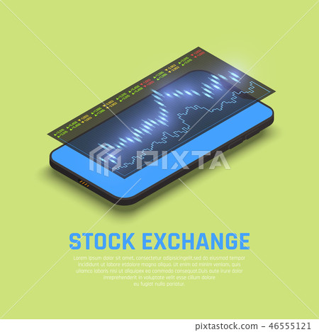 Investment Funding Isometric Composition 46555121