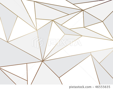 Abstract white polygon artistic geometric Abstract white polygon artistic geometric 46555635