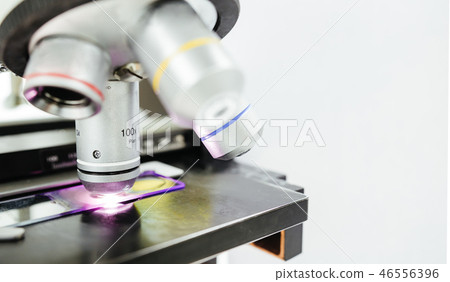 microscope for checking slide in laboratory microscope for checking slide in laboratory 46556396