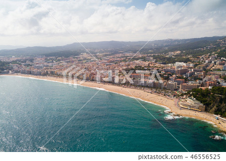 Image of picturesque seascape of Costa Brava Image of picturesque seascape of Costa Brava 46556525