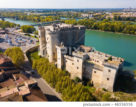 Aerial view of Chateau de Tarascon Aerial view of Chateau de Tarascon 46556556