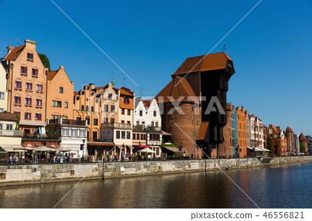 Embankment of Motlawa river in Gdansk 46556821