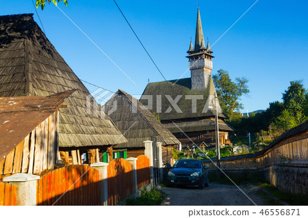 Biserica Sf. Nicolae in Maramures is wooden church Biserica Sf. Nicolae in Maramures is wooden church 46556871