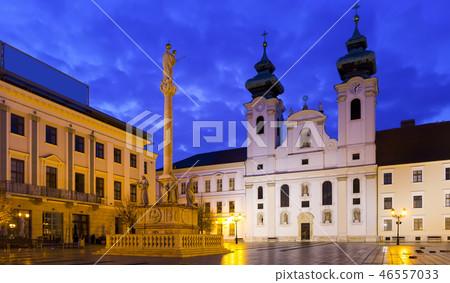 Cathedral of Gyor, Hungary 46557033