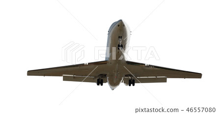 Passenger airplane isolated Passenger airplane isolated 46557080
