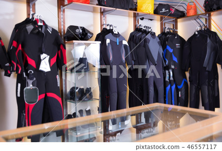 Image of the different sport costumes for diving Image of the different sport costumes for diving 46557117
