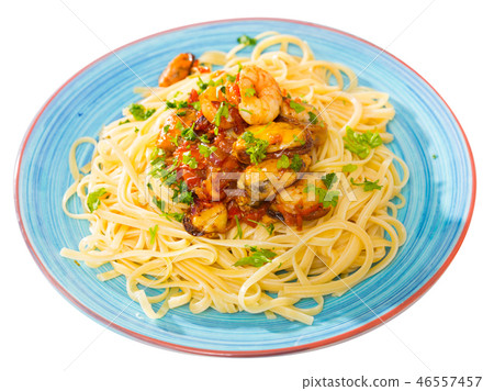 Italian seafood pasta Italian seafood pasta 46557457