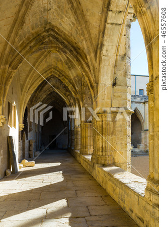 Courtyard of Cathedral of Saint Nazaire, Beziers Courtyard of Cathedral of Saint Nazaire, Beziers 46557608