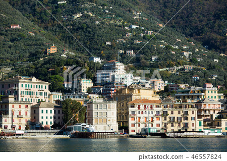 Seafront of Rapallo, Italy 46557824