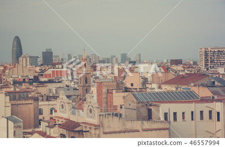 Aerial view of Barcelona 46557994